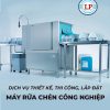 Thiết kế, thi công lắp đặt máy rửa chén công nghiệp - Lộc Phát Autotech